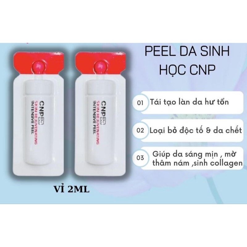 Peel da CNP tái tạo, phục hồi căng bóng da ống 2ml