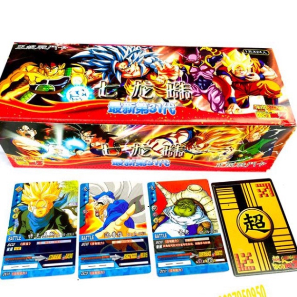 HỘP 432 LÁ THẺ BÀI 7 VIÊN NGỌC RỒNG DRAGON BALL-SONGOKU LOẠI LỚN ĐẦY ĐỦ NHÂN VẬT