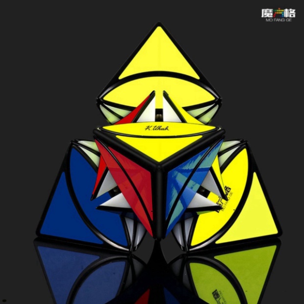 Rubik Biến Thể Tam Giác Tròn Tam Giác Qiyi YJ Petal Pyraminx Yulong Rubik Biến Thể Tam Giác Pyraminx