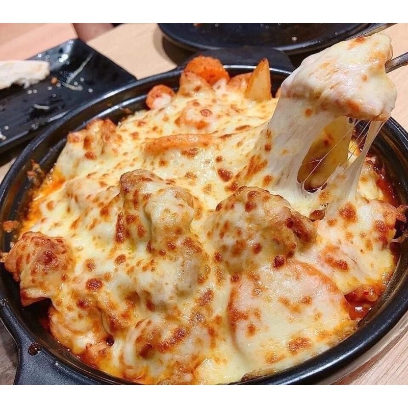 100g fomai sợi mozzarella , phomai pizza , phomai chảy