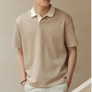 Áo polo nam có cổ bẻ cao cấp áo nam polo trơn vải cotton cá sấu ngắn tay áo polo nam oversize tới 120kg có nhiều màu đe