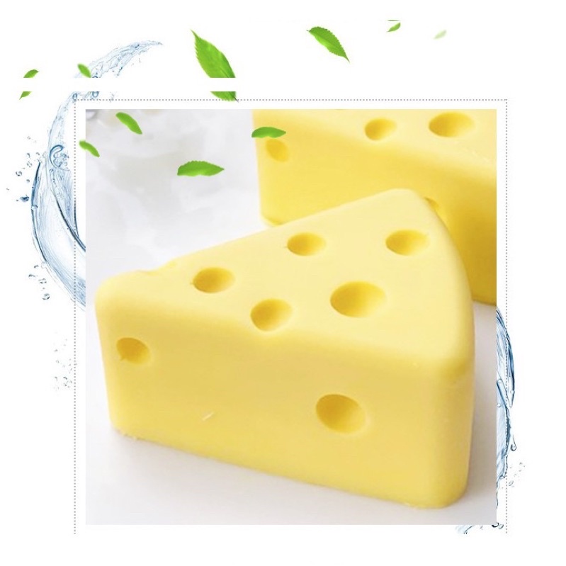 Khuôn làm bánh, pudding ăn dặm cho bé bằng silicon hình phomai