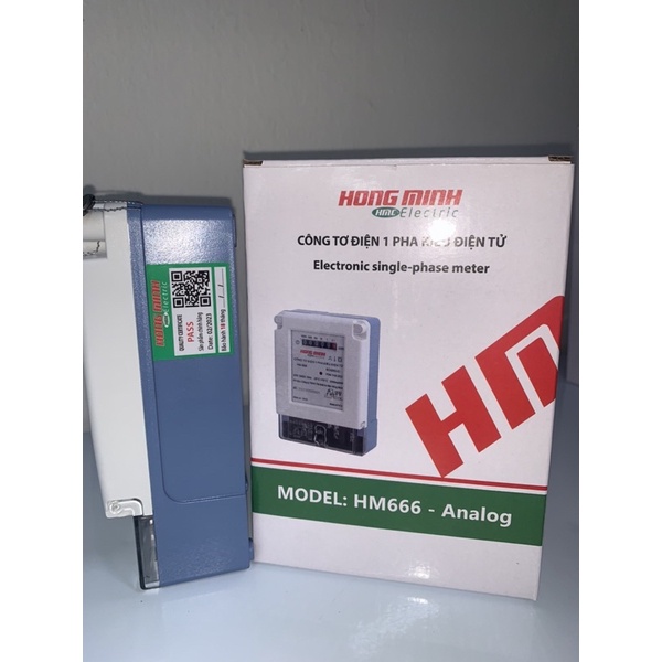 Công tơ điện tử 1 Pha 2 dây 5A- HM -666
