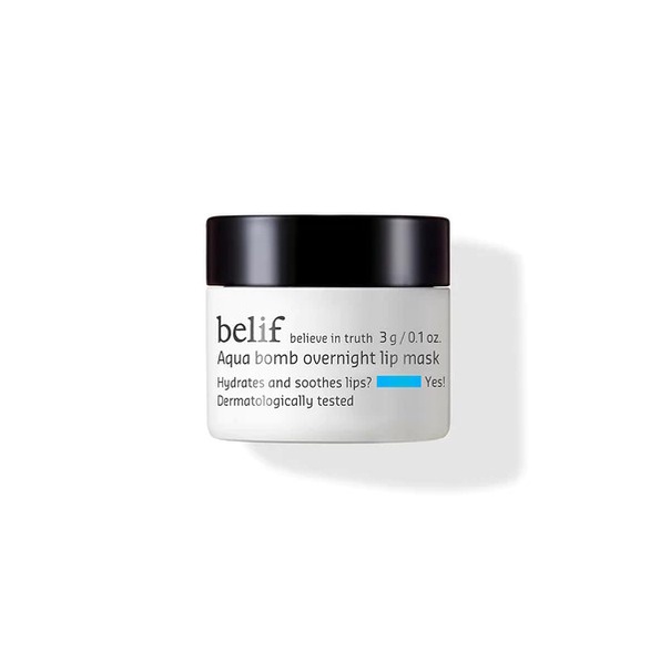 [ Minisize ] Belif - Mặt Nạ Ngủ Dành Cho Môi Belif Aqua Bom.b Overnight Lip Mask 3g