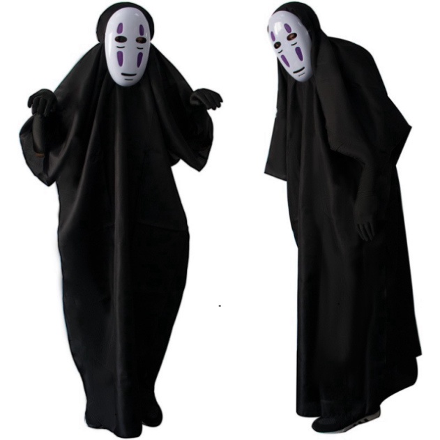 SET BỘ TRANG PHỤC HÓA TRANG VÔ DIỆN Hayao Miyazaki SPIRITED AWAY(KAONASHI) CHO TRẺ EM VÀ NGƯỜI LỚN