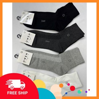 OWEN - Tất cổ trung nam Owen 100% cotton khử mùi CHÍNH HÃNG 100%