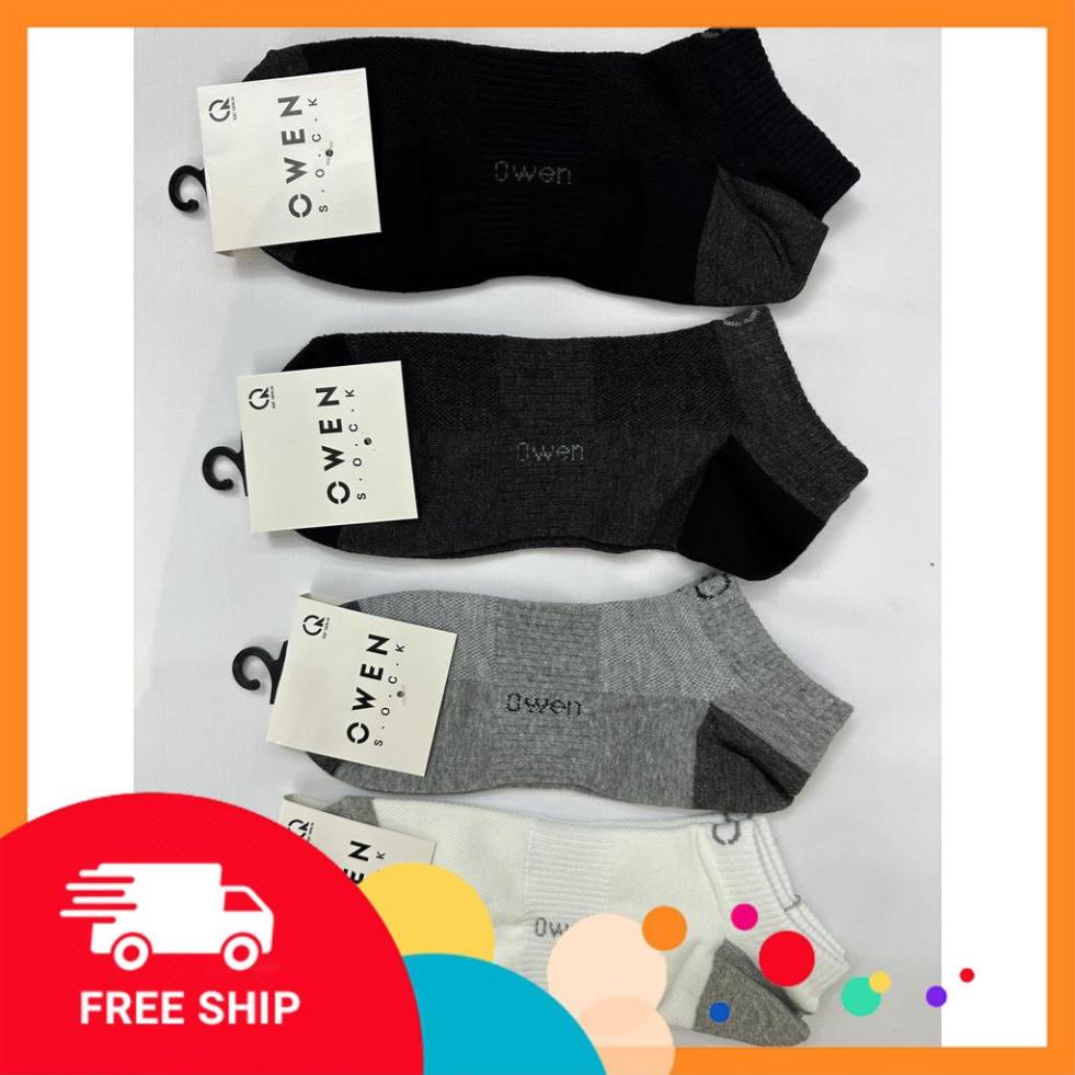 OWEN - Tất nam cao cấp OWEN cổ ngắn chính hãng viền gót CHÍNH HÃNG 100%