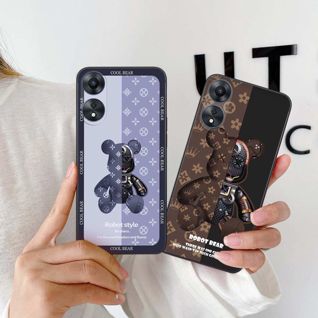 Ốp lưng Oppo A58 / A78 gấu, thời trang, cao cấp - RẺ BỀN ĐẸP