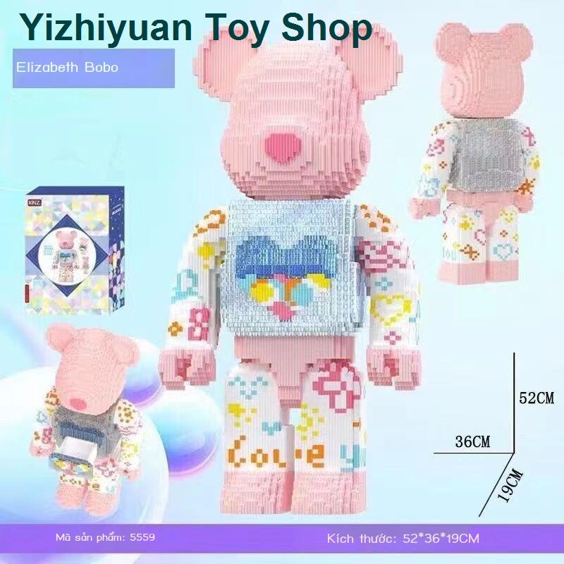 🔥 COD&Bán nóng 🌟Tương thích LEGO Elisabeth Poppo Bạo lực Gấu khối nhỏ ghép lại đồ chơi câu đố cho cô gái món quà sinh