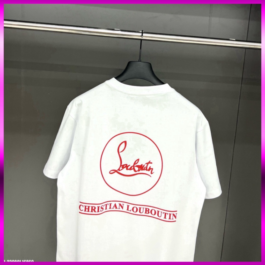 Áo phông Louboutin chảy mực nam nữ in 2 mặt. Áo Phông Loubotin Unisex Nam Nữ Hotrend. Giá sinh viên * | BigBuy360 - bigbuy360.vn