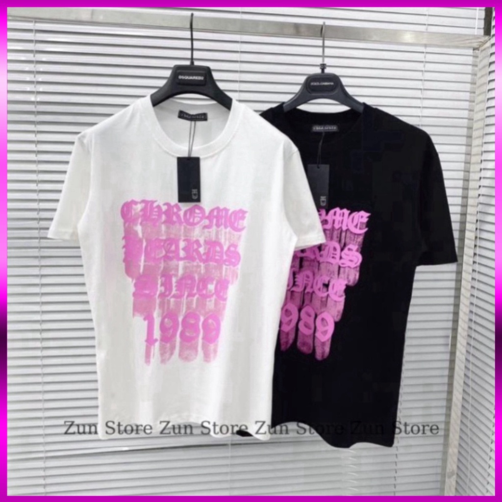 Áo Phông Nam Nữ Premium Cotton in Chữ Chrome Hearts 1989. Ao thun Unisex hotrend 2023. Giá sinh viên *