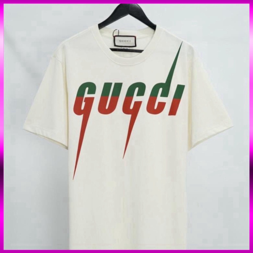 [FREE SHIP] Áo Thun Gugci Tia Sét Unisex Tay Lỡ Form Rộng. Áo Phông Phom Rộng Nữ Giá Rẻ In Hình Chữ Màu Sắc Thời Trang G | BigBuy360 - bigbuy360.vn