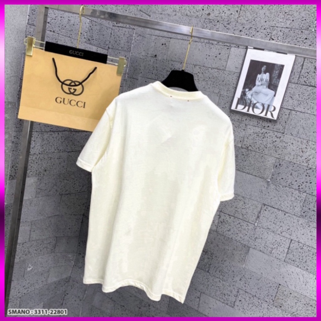 Áo phông nam nữ Premium Cotton in hình rắn đỏ khoang đen trắng cổ bo dày dặn cao cấp. Giá sinh viên * | BigBuy360 - bigbuy360.vn