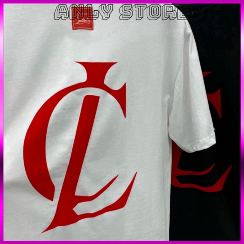 Áo Phông Nam Nữ Premium Cotton In Chữ Louboutin Logo Đỏ Hai Mặt - Áo Thun Nam Nữ Form Rộng Unisex. Giá sinh viên * | BigBuy360 - bigbuy360.vn