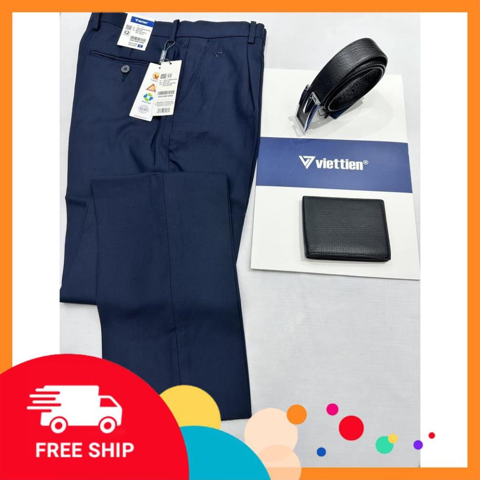 Quần tây (quần âu) Việt Tiến màu xanh navy (giá mác 650k) có size lớn - 100% CHÍNH HÃNG CHÍNH HÃNG 100%