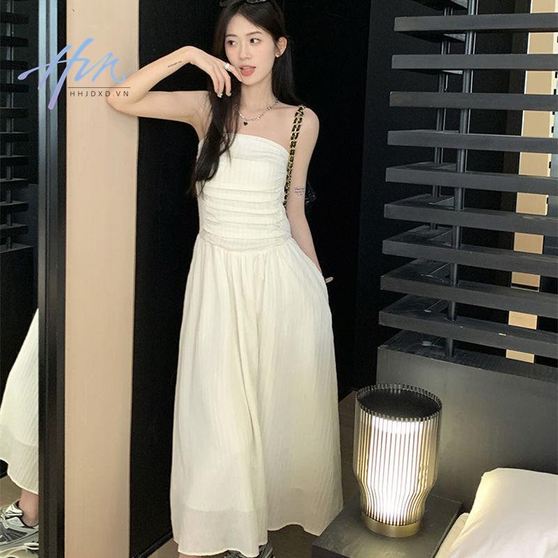 Đầm Ống Lửng Dáng Ôm Phong Cách Pháp Thời Trang Mùa Hè Hàng Mới Dành Cho Bạn Nữ
