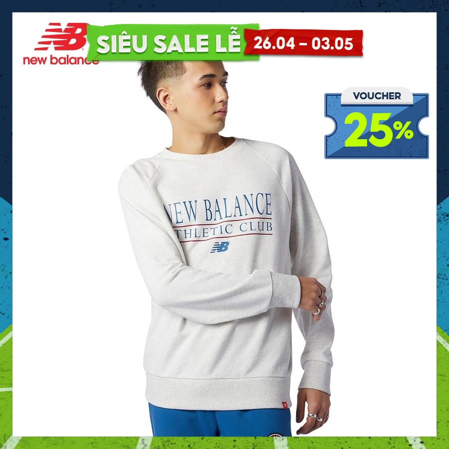 Áo nỉ thời trang nam New Balance Essentials Athletic Club - AMT13520SAH (Form Châu Á)