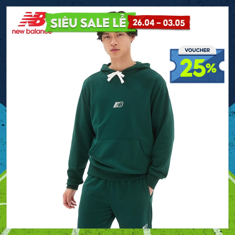 Áo khoác hoodie thời trang nam New Balance NIGHTWATCH GREEN - AMT23511NWG (form châu á)