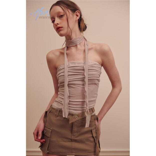 Áo Hai Dây Ôm Dáng Phong Cách Hàn Quốc Đơn Giản Gợi Cảm