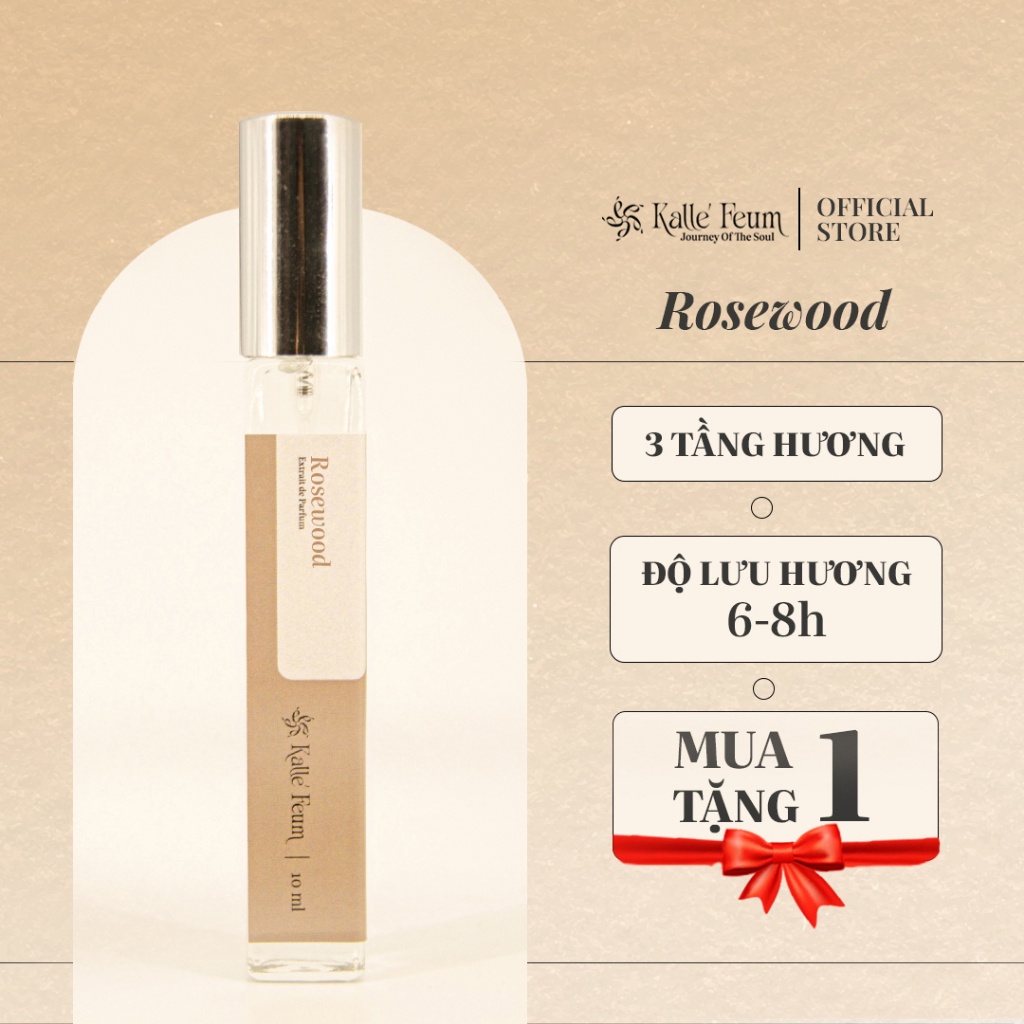 Nước Hoa Unisex ROSEWOOD Mạnh Mẽ Dạng Xịt 10ml | Kalle' Feum