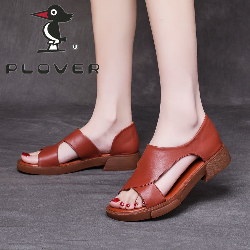 Giày Lười Đế Mềm Phẳng Hở Ngón Mùa Hè 2022 Phong Cách Cổ Điển Cho Nữ