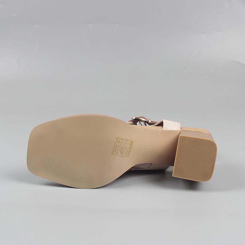 Hàng Mới Về Mới Giày Cao Gót Mũi Vuông Hở Ngón Thời Trang Mùa Hè 2023 Dành Cho Nữ