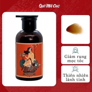Dầu gội bưởi giảm rụng, mọc tóc thiên nhiên lành tính hiệu Quê Một Cục 350ml