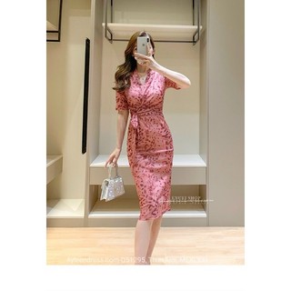 Đầm body cổ V cao cấp