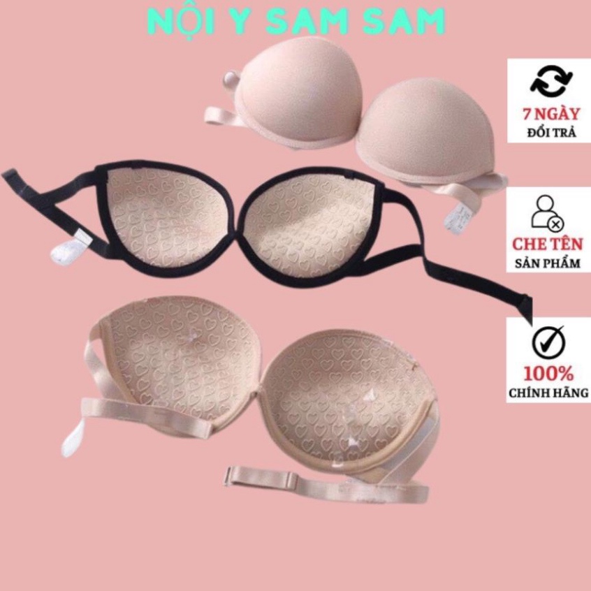 Áo Lót cúp ngực chống tuột đệm mút dày 3cm tặng kèm dây quai trong không tụt tim xuất Nhật cực xinh hàng loại 1