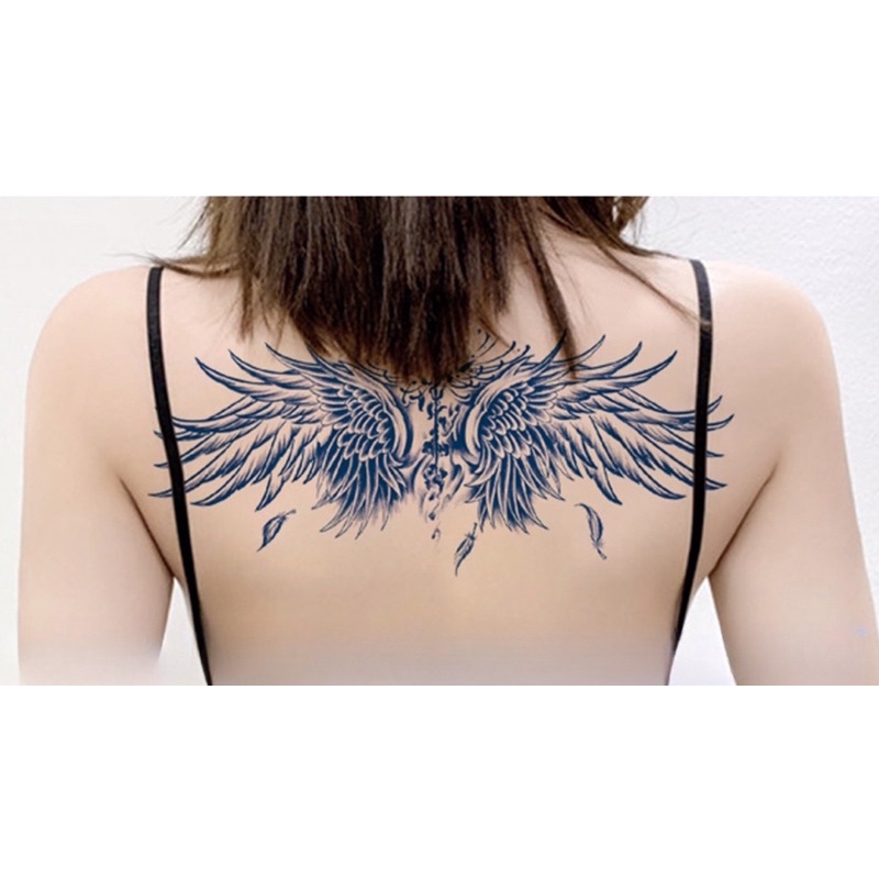 Hình xăm dán ma thuật lên hình trong 24h tattoo kín ngực 15x26cm- lưu hình trên 15 ngày