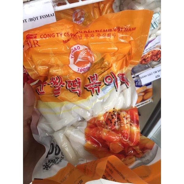 1kg bánh gạo nguyên thanh tokkbokki