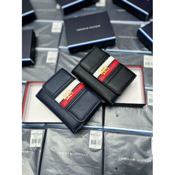 VÍ GẬP TOMMY HILFIGER XỊN SÒ 2 màu