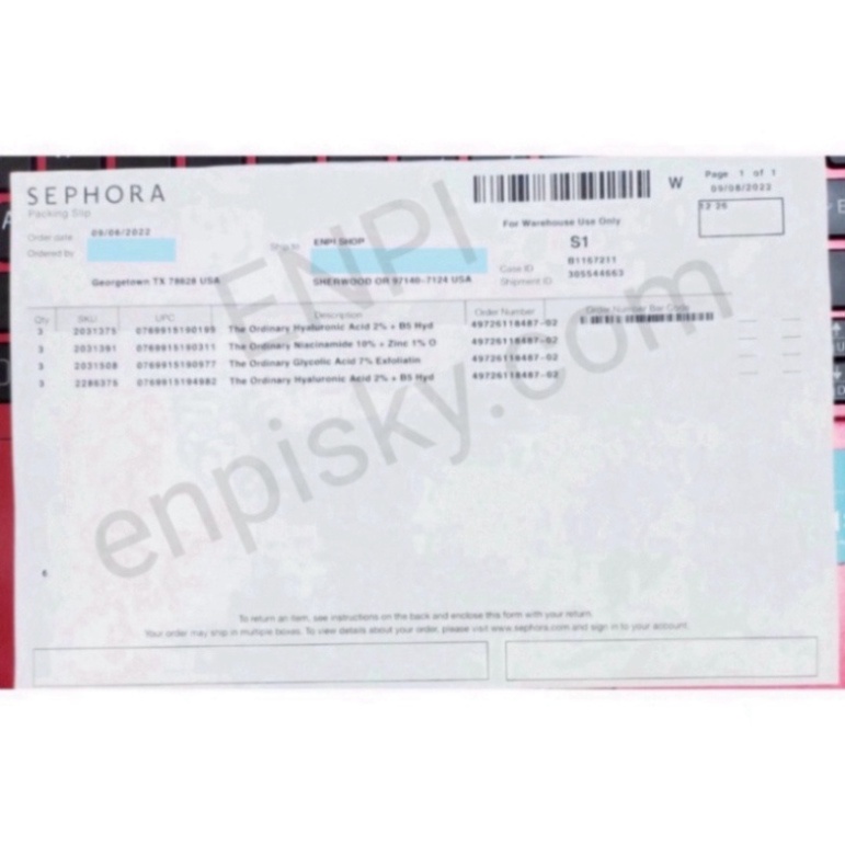 Serum Tinh Chất Giảm thâm giảm mụn The Ordinary Niacinamide 10% Zinc 1% 30ml,60ml đủ Bill chính hãng, Senya Cosmetics