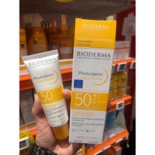 Kem Chống Nắng Bioderma Aquafluid Photoderm Max SPF50+ 40ml dành cho da dầu da mụn da nhạy cảm Senya Cosmetics