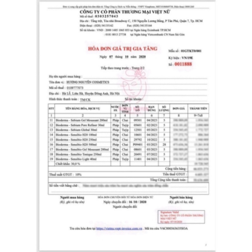 Kem Chống Nắng Bioderma Aquafluid Photoderm Max SPF50+ 40ml dành cho da dầu da mụn da nhạy cảm Senya Cosmetics