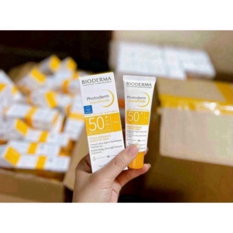 Kem Chống Nắng Bioderma Aquafluid Photoderm Max SPF50+ 40ml dành cho da dầu da mụn da nhạy cảm Senya Cosmetics