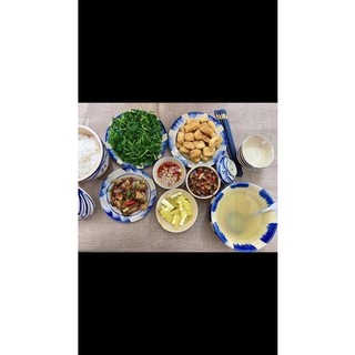 Combo chén dĩa xưa nam bộ