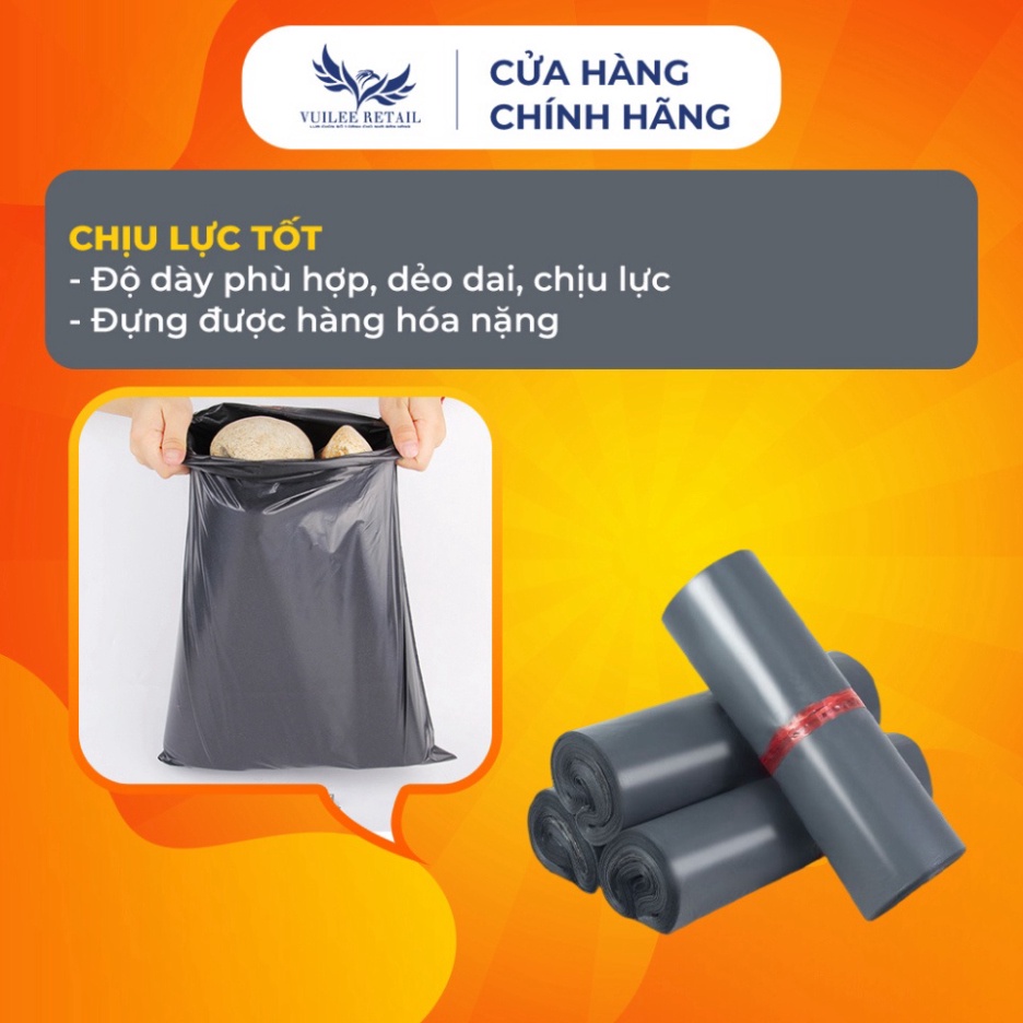 Túi Gói Hàng Niêm Phong Loại Dày 3 Lớp Siêu Dai Chống Nước Giá Rẻ VUILEE RETAIL