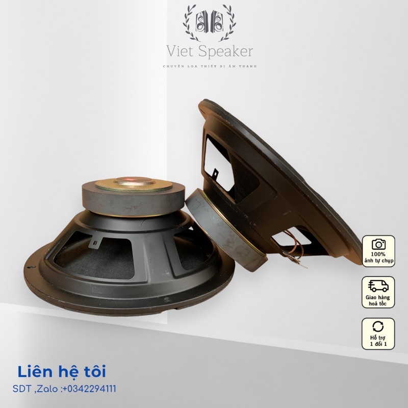 Loa Bass 20 gân vải, từ đơn 100, coil 25, âm thanh trung thực, phù hợp với nhiều loại nhạc