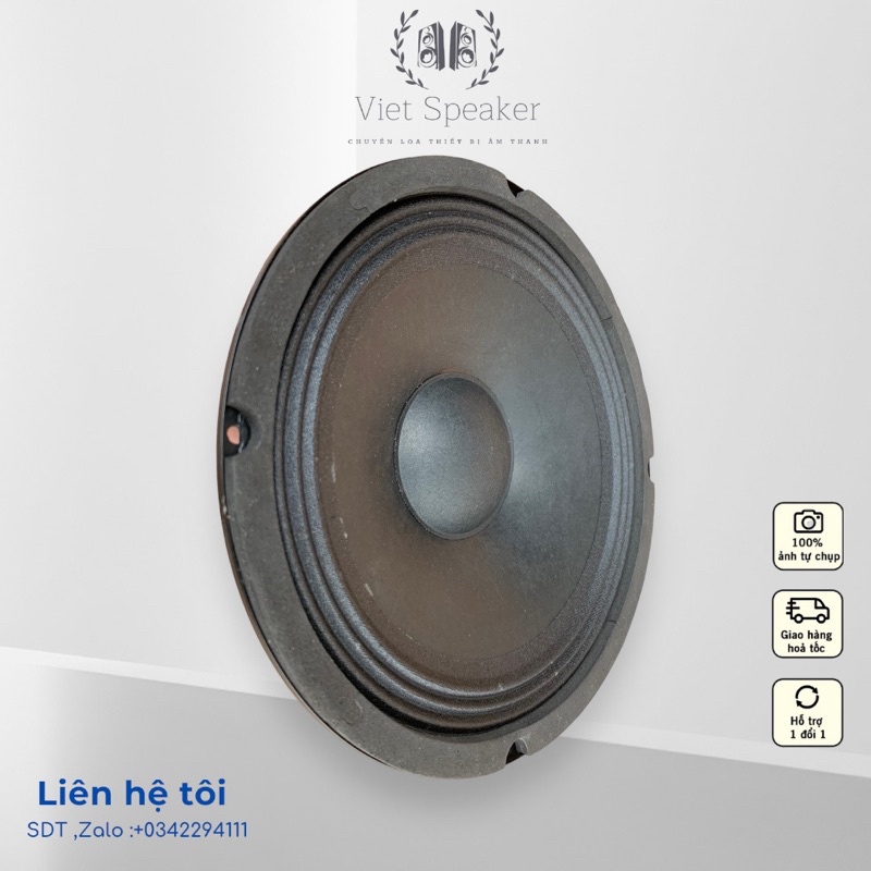 Loa Bass 20 gân vải, từ đơn 100, coil 25, âm thanh trung thực, phù hợp với nhiều loại nhạc