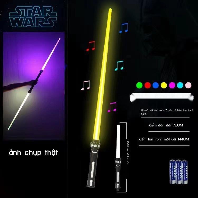 ✴✆☏Đồ chơi thanh kiếm LightSaber Wars - Kiếm Laze phát sáng - Gậy ống led cho trẻ em-Lhgb21
