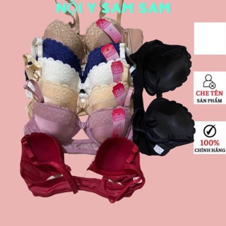 Áo ngực cài trước phối ren lót đệm mút mỏng có gọng nâng ngực BELLE hàng Việt Nam loại 1