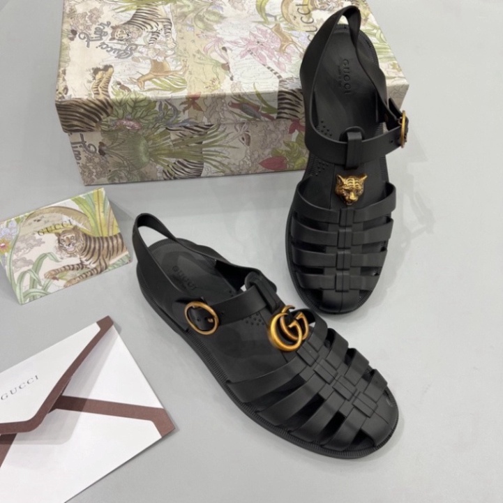 FREE SHIP Dép dọ gucci, dép rọ đúc, dép quai hậu gc,dép sandal cao cấp, thời trang 4 mùa fullbox có bảo hành