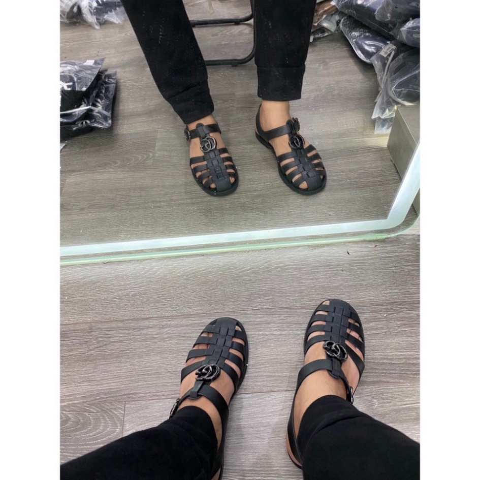 FREE SHIP Dép dọ gucci, dép rọ đúc, dép quai hậu gc,dép sandal cao cấp, thời trang 4 mùa fullbox có bảo hành