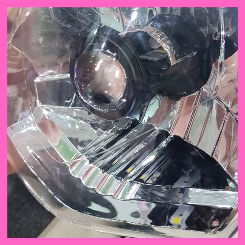 Bóng pha led bi cầu Mini T2 Light chân H4