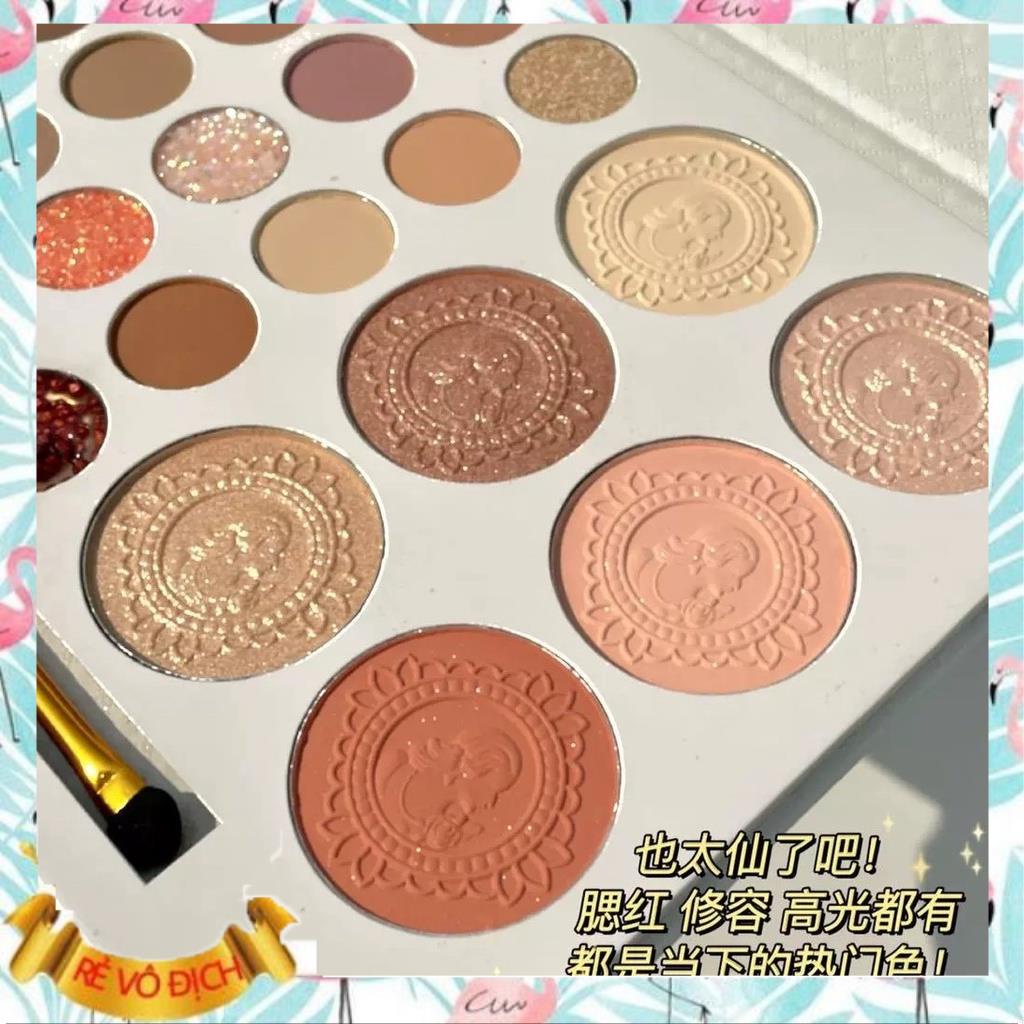 [ Sale ] bảng phấn mắt 26 ô màu Frank Color 26 ô màu tông  cam nâu lì lâu trôi | BigBuy360 - bigbuy360.vn