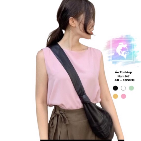 BIGSIZE 40-105KG Áo thun sát nách/ba lỗ/tanktop Nam Nữ Sói Store 5 màu - Hàng mới về