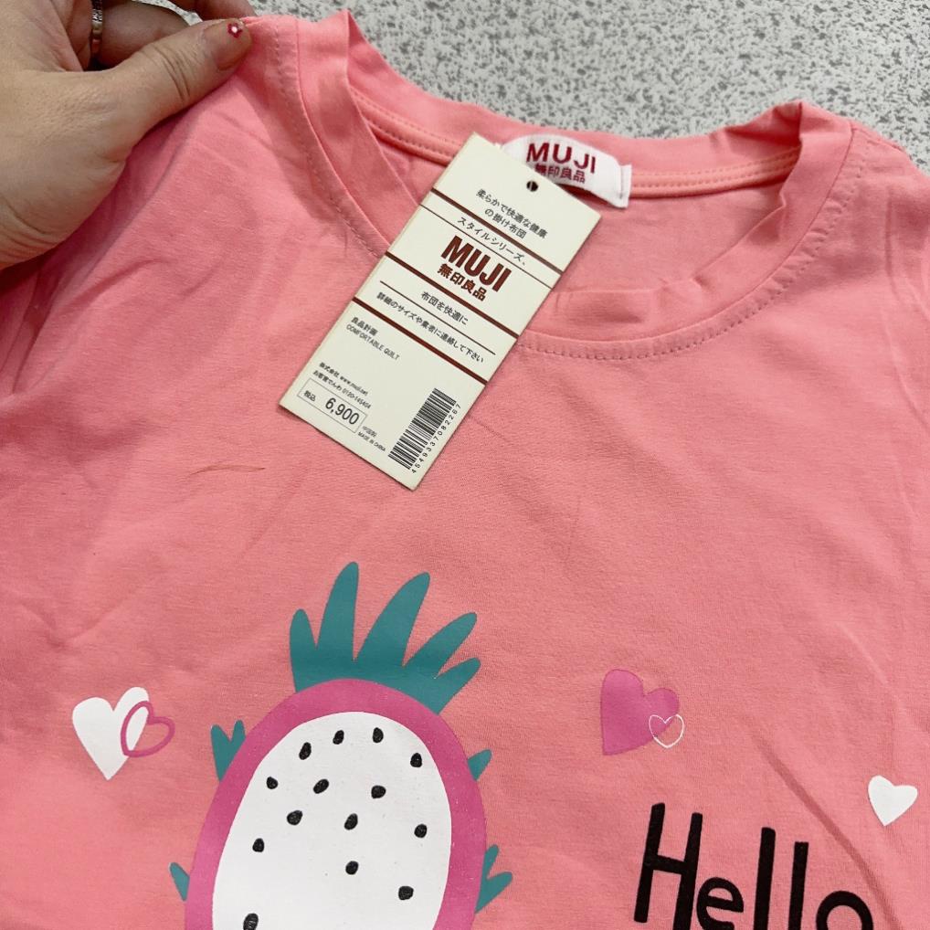 KBMG  Bộ cotton muji in hình