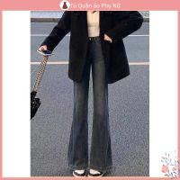 Qu N jean Ng L ng Th / Th Cho N Quần jean Lưng Cao Dáng Ôm Màu Xanh Lam Cổ Điển Mùa Xuân Thu Cỡ Lớn Mới Cho Nữ