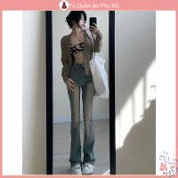 Qu N Quần jean Ống Loe Siêu Mỏng Lưng Cao Co Giãn Màu Trắng Phong Cách Retro Mỹ Mùa Thu Cho Nữ Qun Ng L Ng Th / Th Cho N 2022